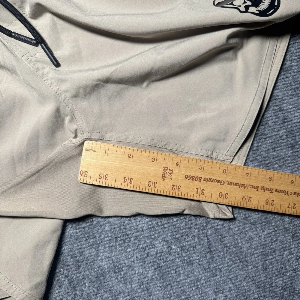 Gymreapers Sand Beige Training Gym Shorts Athletic Running Men Medium 6